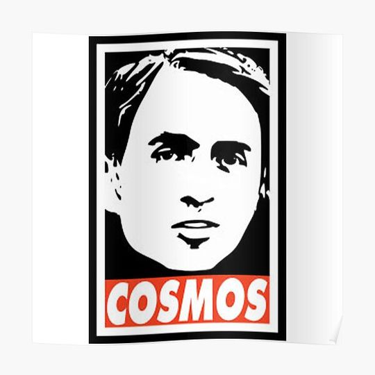 Discover Carl Sagan Cosmos Premium Matte Vertical Poster