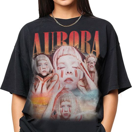 Discover Aurora Merch City Pride T-Shirt Show Your Love for Aurora Aksnes