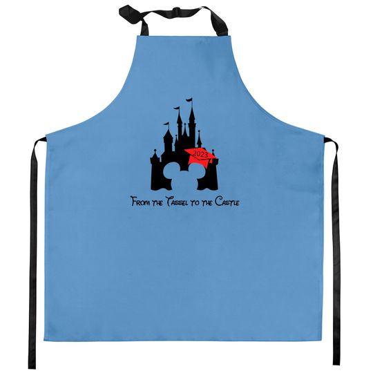 From the Tassel to the Castle - Disney Graduation Trip Kitchen Aprons