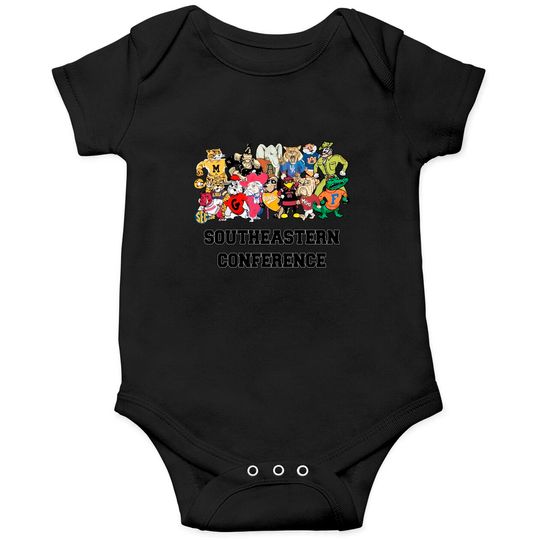SEC Onesies, College Football Onesies, Southeastern Conference Onesies Football Team