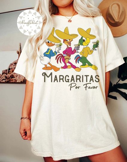 Discover Three Caballeros Margaritas Epcot shirt