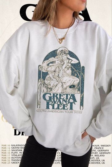 Discover Greta Van Fleet Shirt, Greta Van Fleet Shirt, Greta Van Fleet Merch Sweatshirt