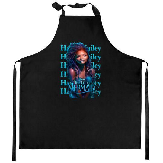 Little Mermaid Halle Bailey Kitchen Aprons, Disneyland the Little Mermaid Kitchen Aprons