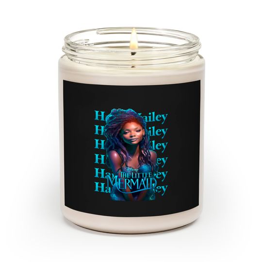 Little Mermaid Halle Bailey Scented Candles, Disneyland the Little Mermaid Scented Candles