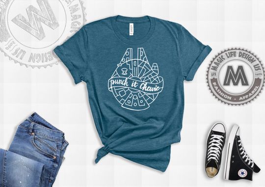 Disney Shirt, Starwars Disney Shirt, Chewbacca, Punch It Chewie,