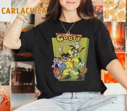Disney A Goofy Movie Max Powerline Dance Logo T-Shirt
