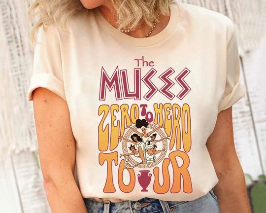 Disney Hercules Diva The Muses Zero to Hero Retro 90s Shirt