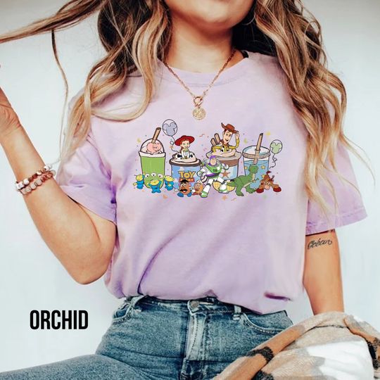 Toy Story Latte Shirt, Retro Toy Story Shirt, Buzz Lightyear, Toy Story Shirt, Disney Shirt, Comfort Toy Story