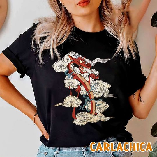 Disney Mulan Mushu Shirt, Disneyland Vacation Gift Unisex T-shirt