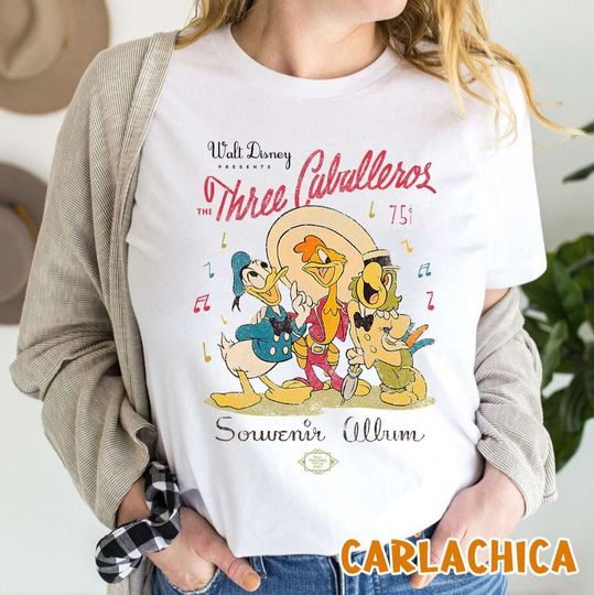 Disney The Three Caballeros 1944 Donald Duck Shirt, Three Caballeros