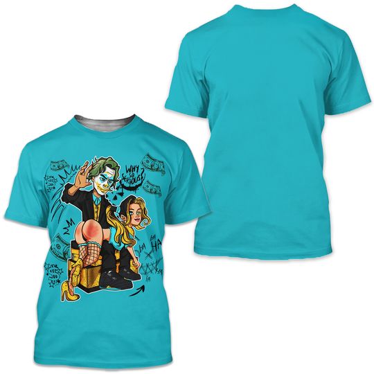 Slap Harley Unisex Sneaker Shirt Match 2023 Retro Aqua 5s Tee, Jordan 5 Aqua