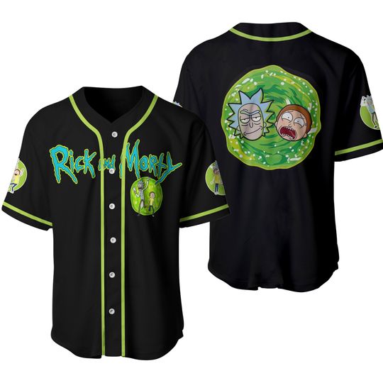 Rick and Rickandmorty Trippy Cosmic Rick baseball jersey shirt