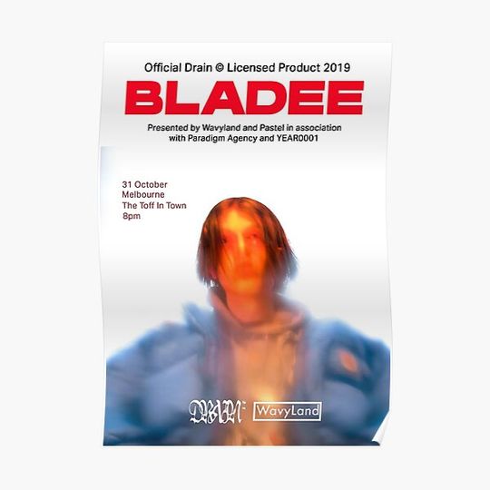 bladee drain gang poster Premium Matte Vertical Poster