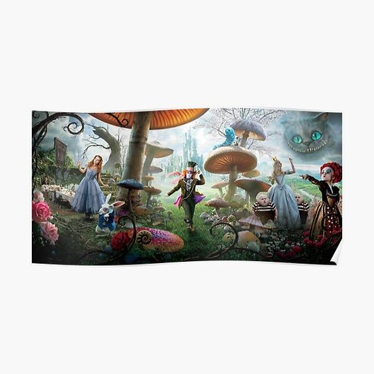 Alice In Wonderland Premium Matte Vertical Poster