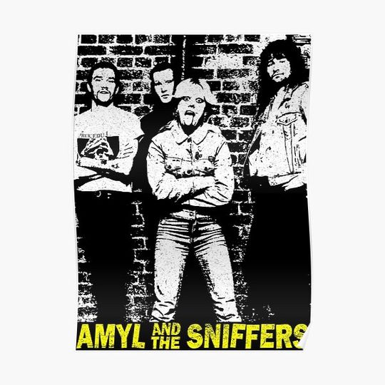 Amyl and the Sniffers punk rock Premium Matte Vertical Poster