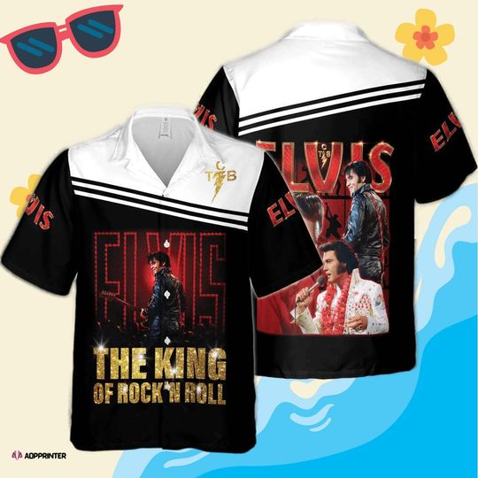 Discover 3D Elvis Presley The King Of Rock n Roll Hawaiian Shirt