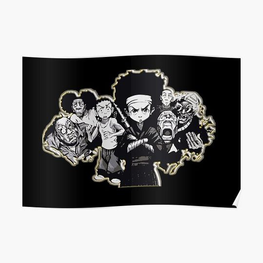 The Boondocks The Whole Gang Premium Matte Vertical Poster