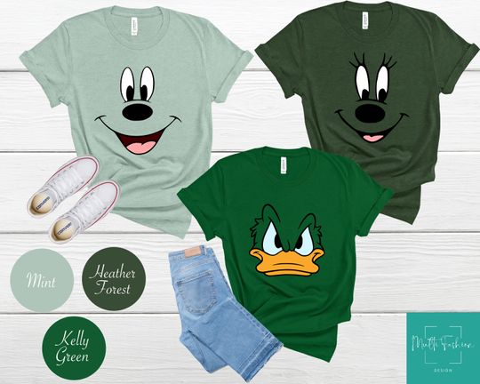 MICKEY MOUSE SHIRT - Disneyland Tee Shirt - Minnie, Donald Duck Shirt - Disney Family Shirts