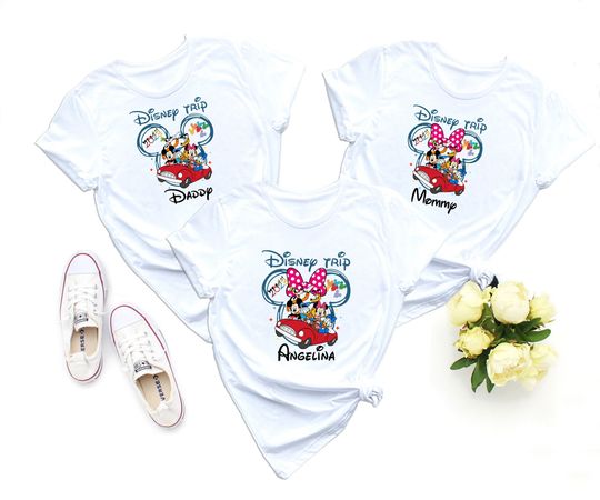 Custom Disney Shirt, Disney Family Trip Shirts, Disney Mickey Shirt, Disney Minnie Shirt, Donald Duck Shirt