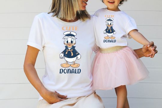 Cute Donald Shirt, Donald Duck Shirt, Unisex Shirt, Donald Family Shirt, Disneyland Donald Shirt, Disney Trip Tee