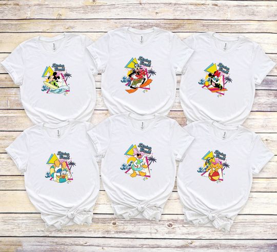 Disney Spring Break Shirt, Mickey And Friends Summer Shirt, Disney Characters Family Matching Shirt