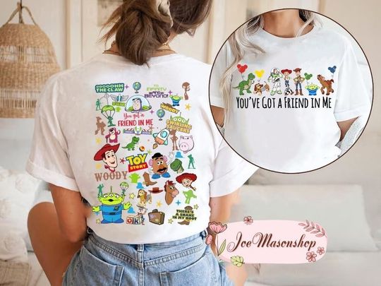 Toy Story Shirt, Retro Disney Shirt, You've Got A Friend In Me