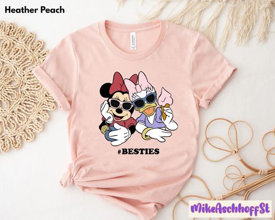 Retro Minnie and Daisy shirt, Disney Bestie Shirt, Minnie Mouse shirt, Disney Girl Trip, Disney Matching shirt