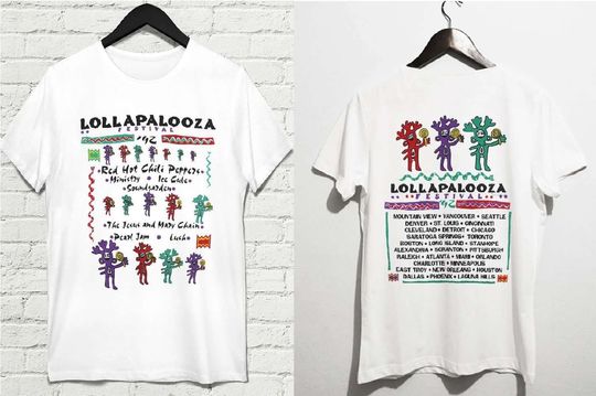 Lollapalooza 1992 Red Hot Chili Peppers America Tour T-Shirt
