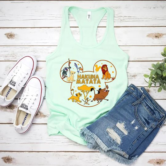 Hakuna Matata Tank, Disney Lion King Tank, Animal Kingdom Tank, Lion King Tank