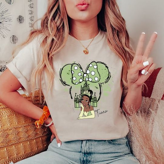 Disney Princess Shirt, Princess Tiana Shirt, Mickey Ears Shirt, Princess and Frog Shirt