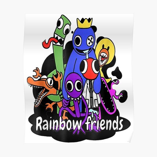 Rainbow Friends Premium Matte Vertical Poster