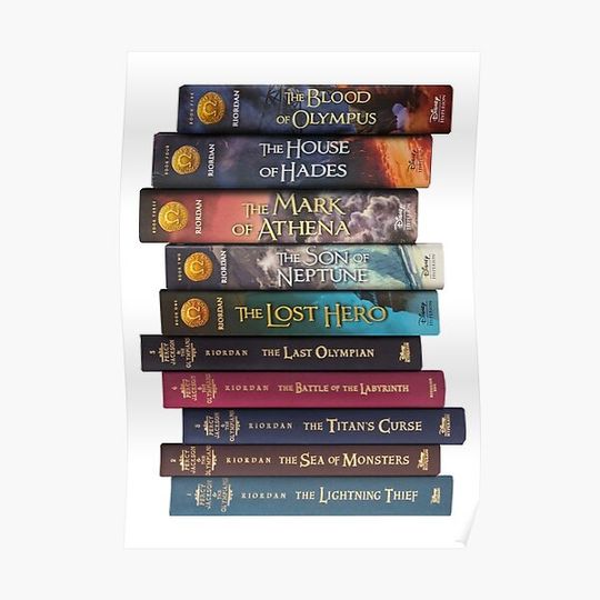 Rick Riordan's Percy Jackson Series Premium Matte Vertical Poster