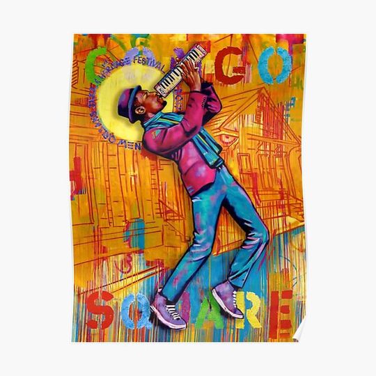 new orleans jazzfest 2017 Premium Matte Vertical Poster