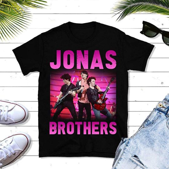 Jonas Brothers Vintage T-Shirt, Jonas Brothers Five Albums One Night The Tour 2023 Shirt