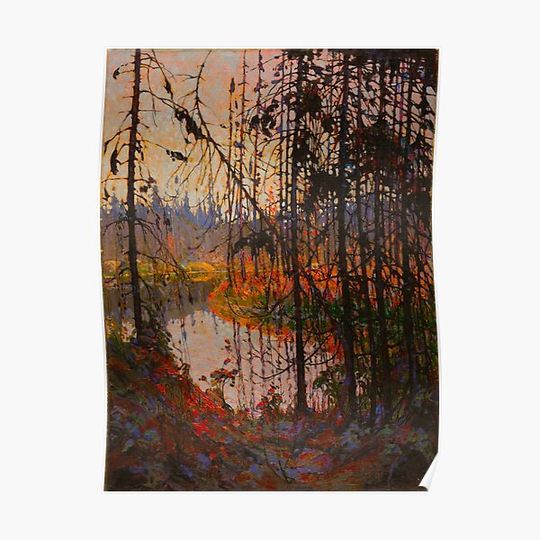 Tom Thomson Northern River 1915 Canadian Landscape Artist Premium Matte Vertical Poster