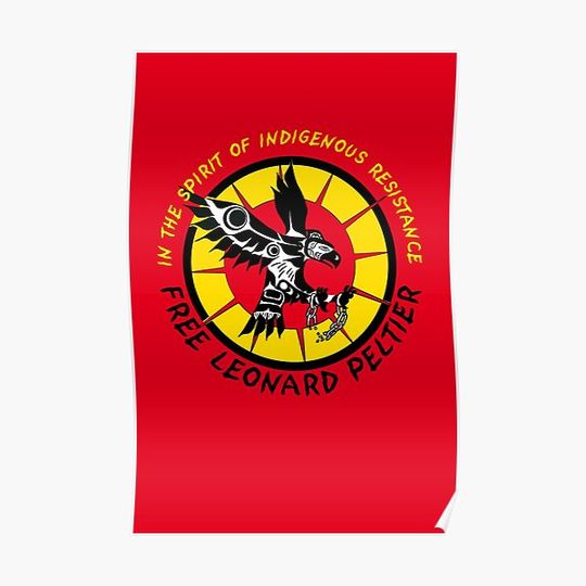 Free Leonard Peltier Premium Matte Vertical Poster