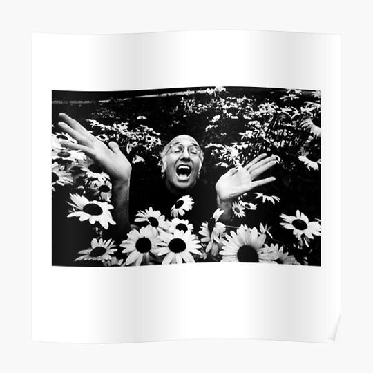 Discover Larry David is my Mood Flower Premium Matte Vertical Poster