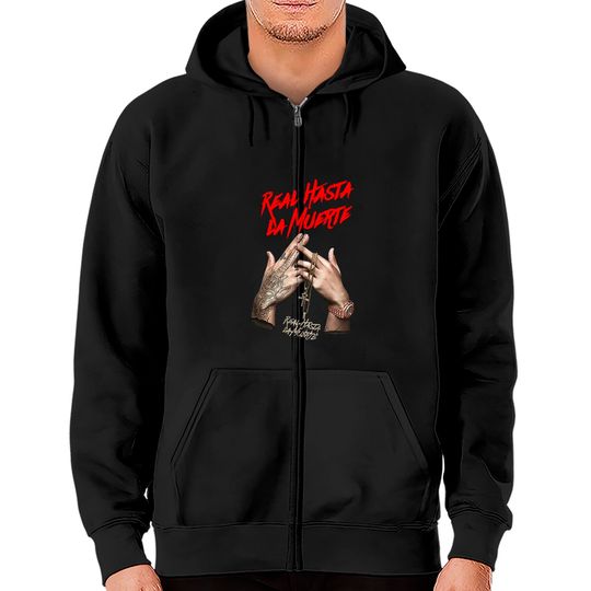 Anuel AA Real Hasta La Muerte Zip Hoodies, Anuel AA Zip Hoodies, Real Hasta La Muerte Tour Zip Hoodies