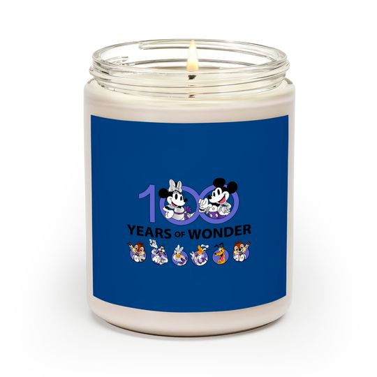 100 Years of Wonder Disney Family Scented Candles Mickey and Friends Disney 100th Anniversary Scented Candles