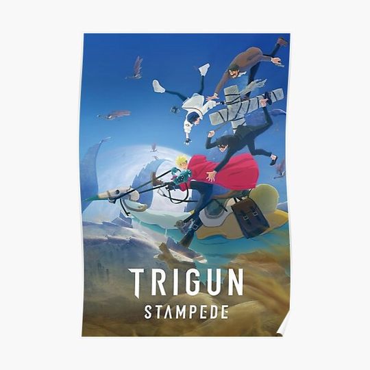 TRIGUN STAMPEDE Premium Matte Vertical Poster