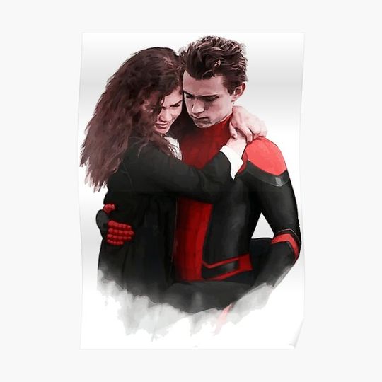 Tom Holland and zendaya Premium Matte Vertical Poster