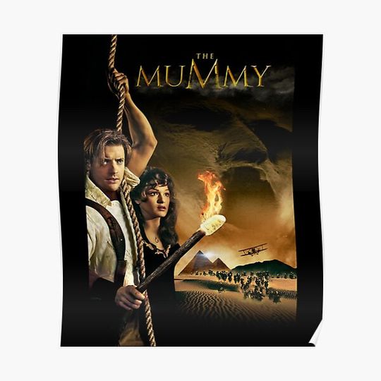 The Mummy Rick and Evelyn Gift Fan Premium Matte Vertical Poster