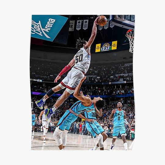 Aaron Gordon Dunk Premium Matte Vertical Poster