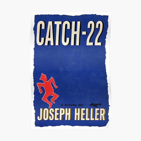 Discover Catch 22 by Joseph Heller - Book Cover Premium Matte Vertical Poster