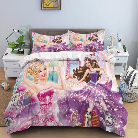 Disney Barbie Bedding Set