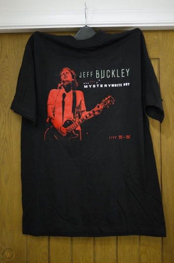 Mystery White Boy Live 95-96 T-Shirt, Jeff Buckley Tour 1995 T-Shirt