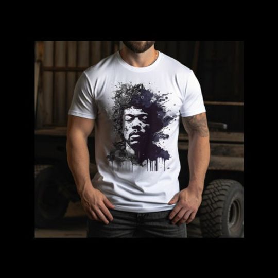 Discover Jimi Hendrix, Vintage Jimi Hendrix Shirt