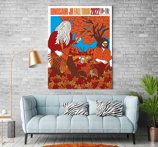 Dinosaur JR Fall Tour 2022 Poster, Rock Band Poster, Music Love Gift