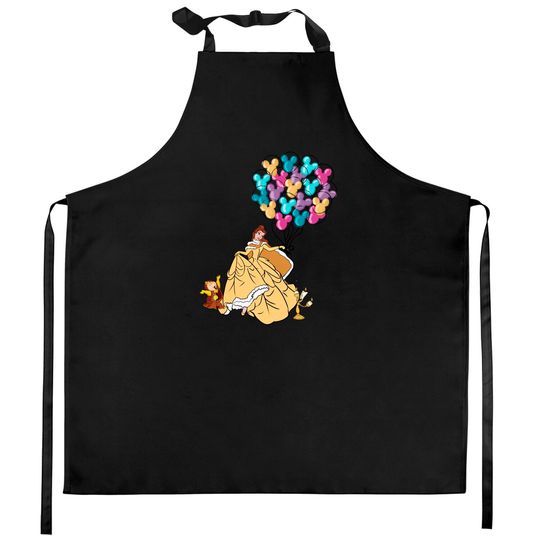 Disney Belle Kitchen Aprons, Beauty And The Beast Kitchen Aprons, Belle Princess