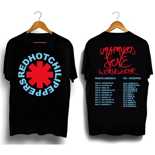 Red Hot Chili Peppers Unlimited Love World Tour 2023 Shirt